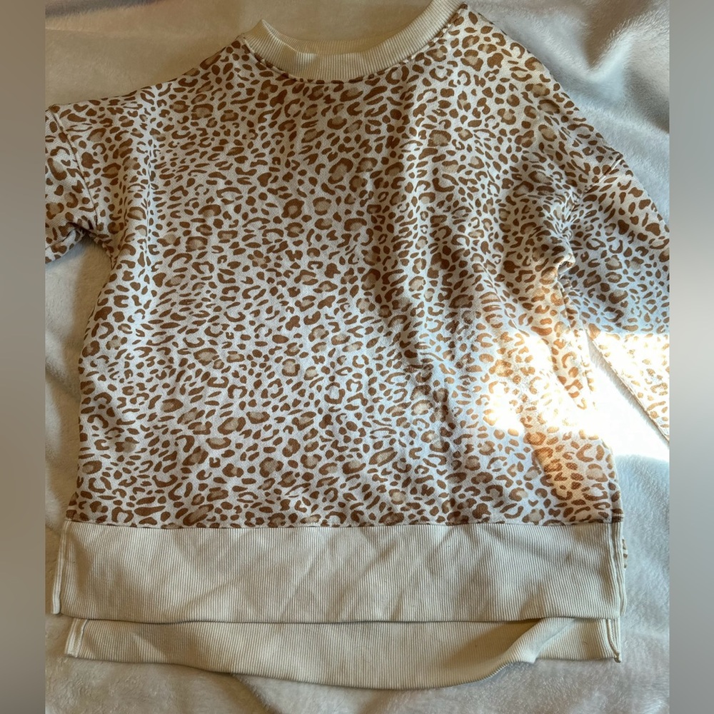 Time and Tru Cheetah Print sweater